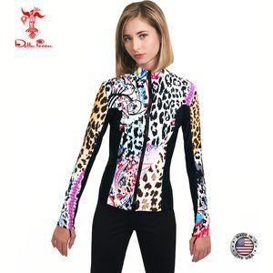 Della Penna Fashion Art Couture jacket _ Collage Print